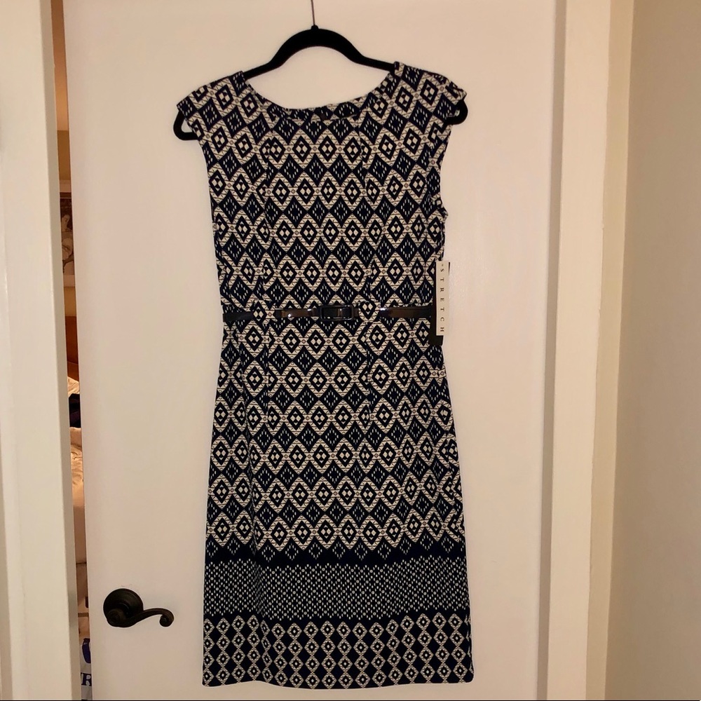 NWT Blue Printed Dress